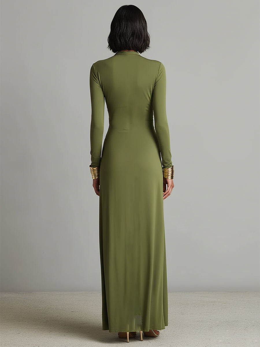 Paços de Ferreira – Vestido Maxi de Seda