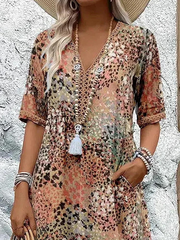 Vreia – Vestido Floral Fluido