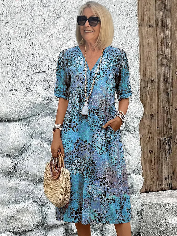 Vreia – Vestido Floral Fluido