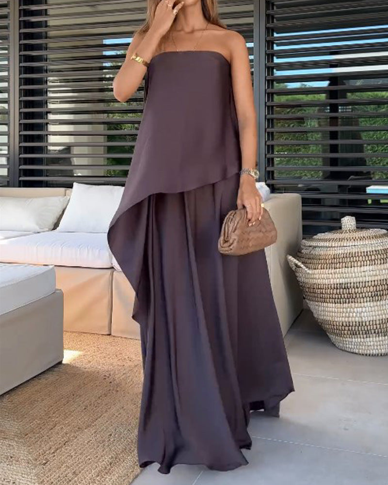 Cabril – Conjunto de Top e Saia em Camadas