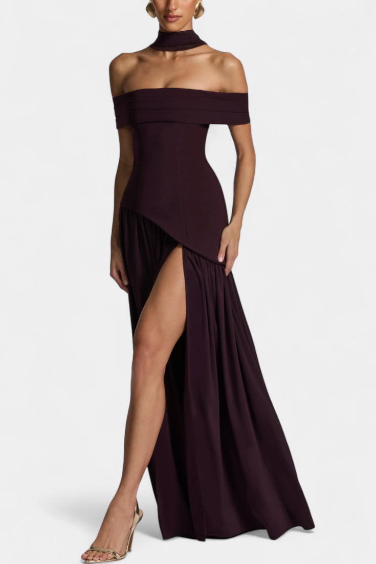 Oliveira do Hospital – Vestido Maxi de Chiffon