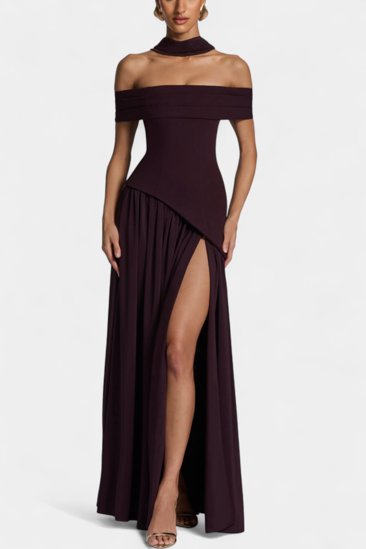 Oliveira do Hospital – Vestido Maxi de Chiffon