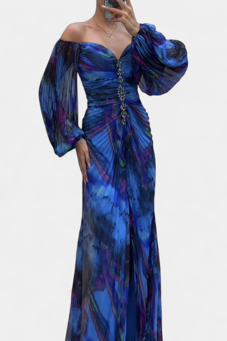 Mealhada – Vestido Maxi Plissado