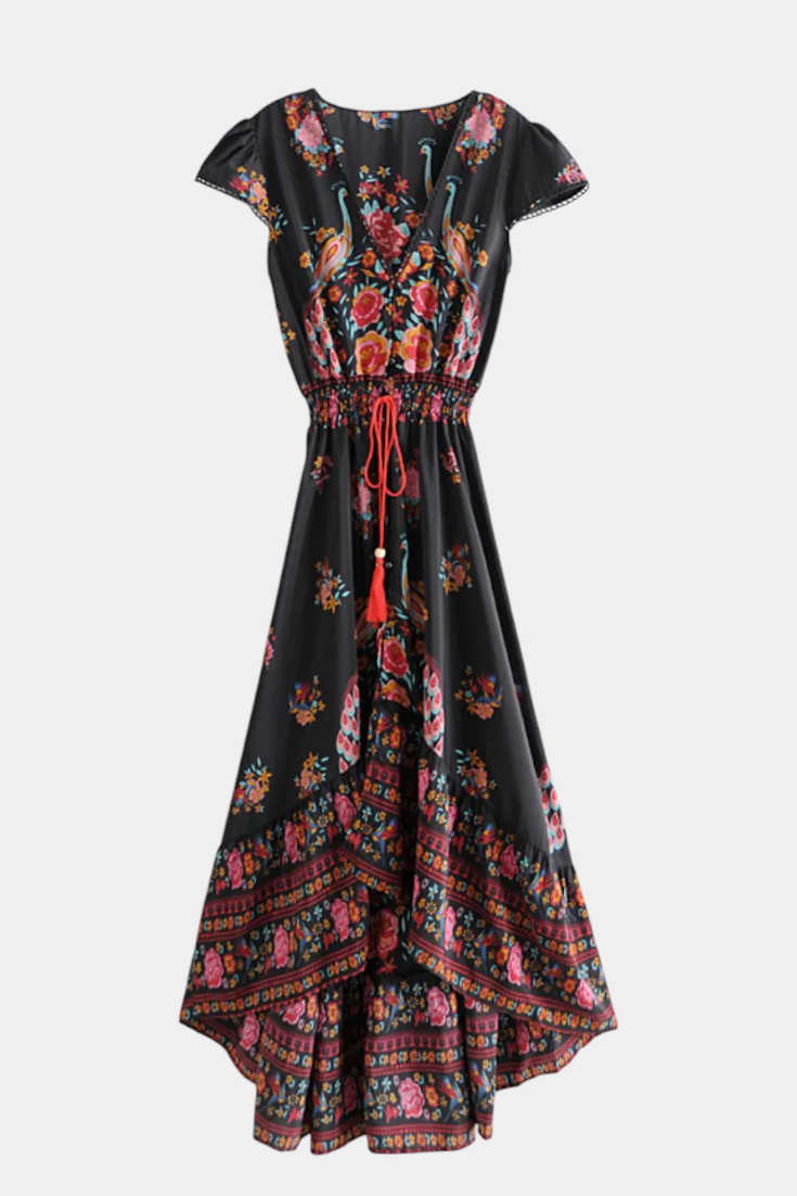 Nisa – Vestido Floral Boémio