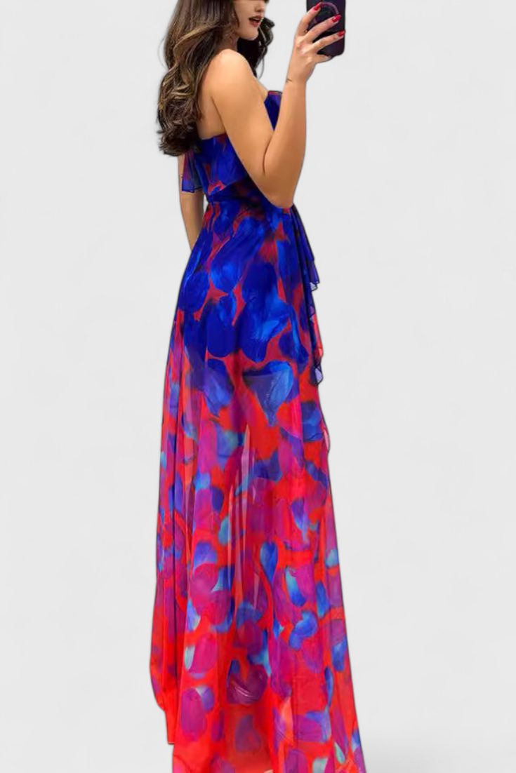 Castro Daire – Vestido Maxi de Folhos