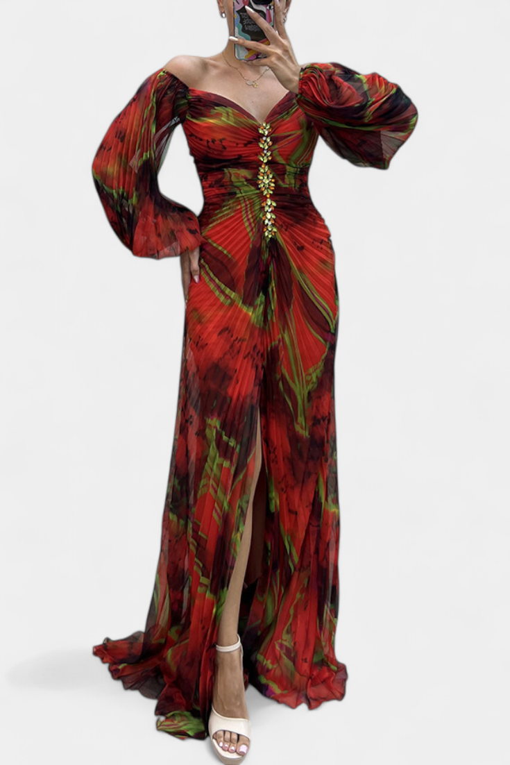Mealhada – Vestido Maxi Plissado