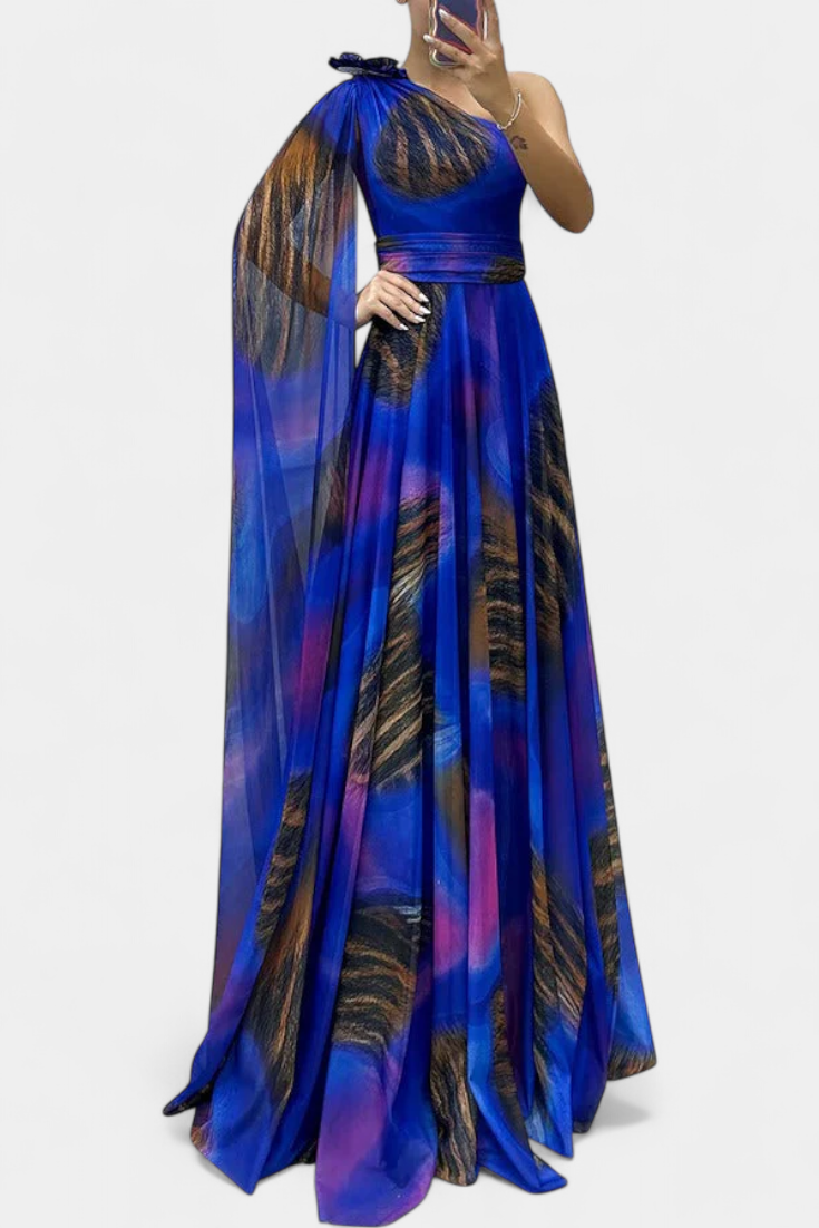 Montemor-o-Velho – Vestido Maxi de Um Ombro