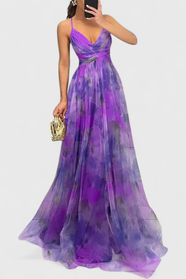 Oliveira de Frades – Vestido Maxi Floral