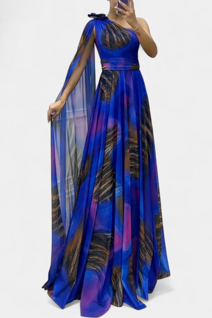 Montemor-o-Velho – Vestido Maxi de Um Ombro