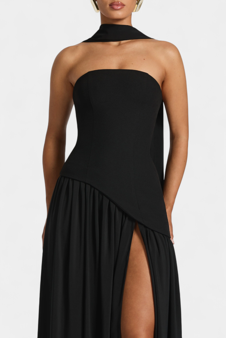 Oliveira do Hospital – Vestido Maxi de Chiffon