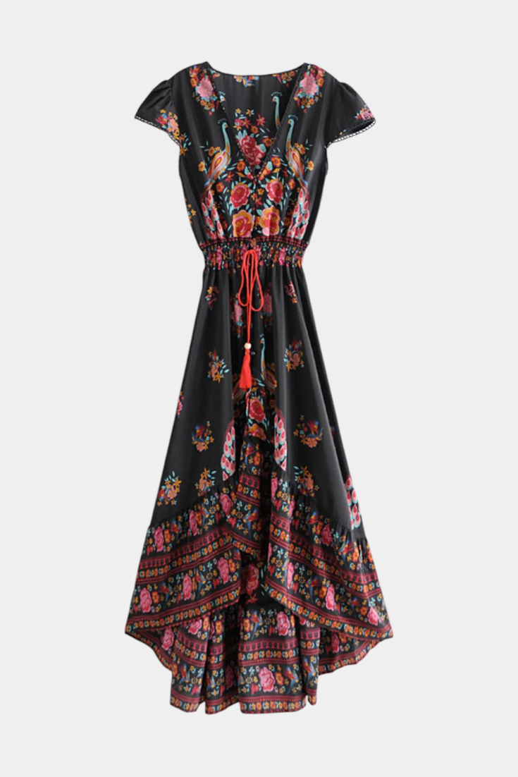 Nisa – Vestido Floral Boémio