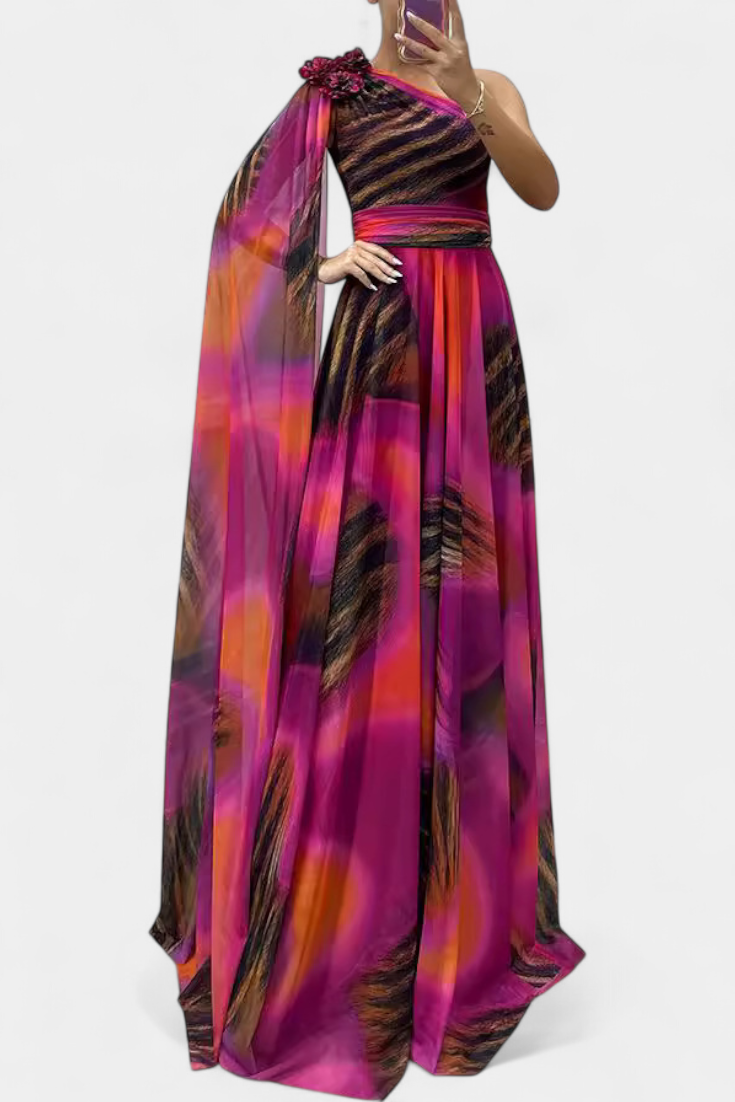 Montemor-o-Velho – Vestido Maxi de Um Ombro