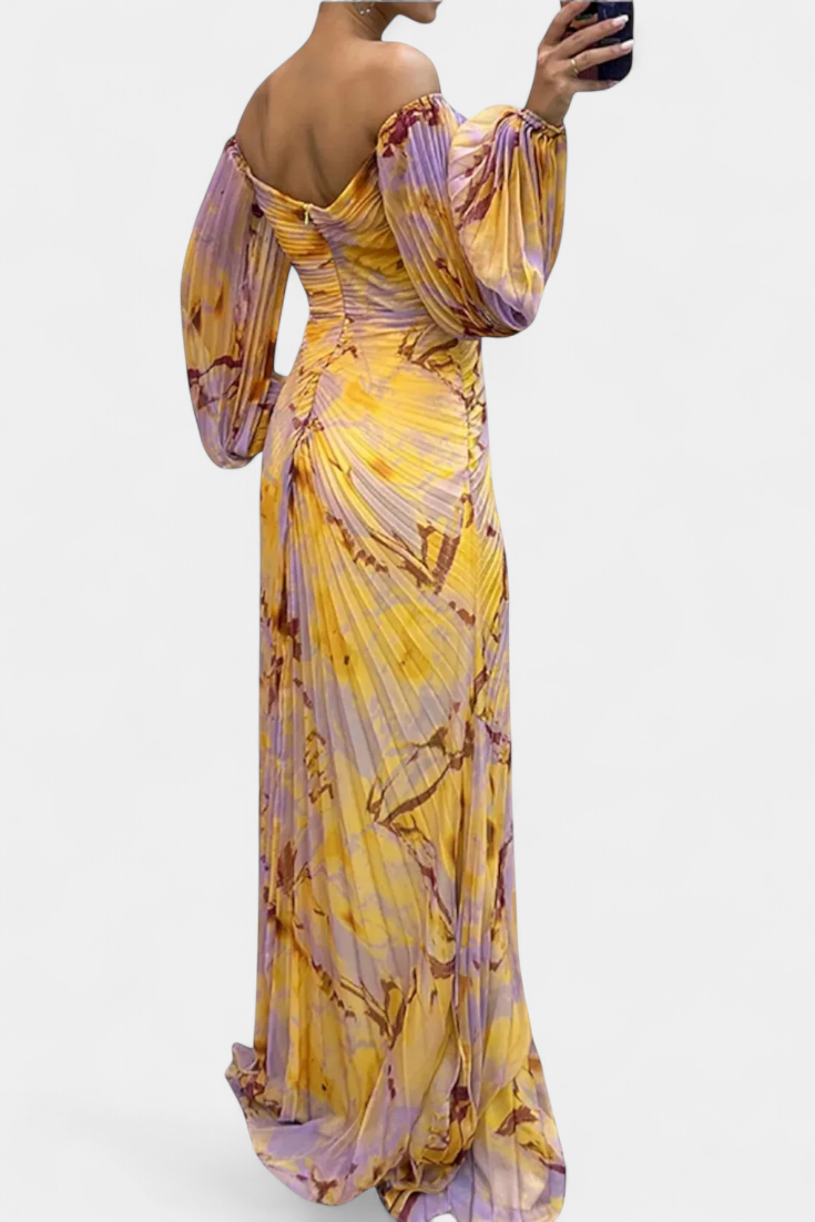 Mealhada – Vestido Maxi Plissado
