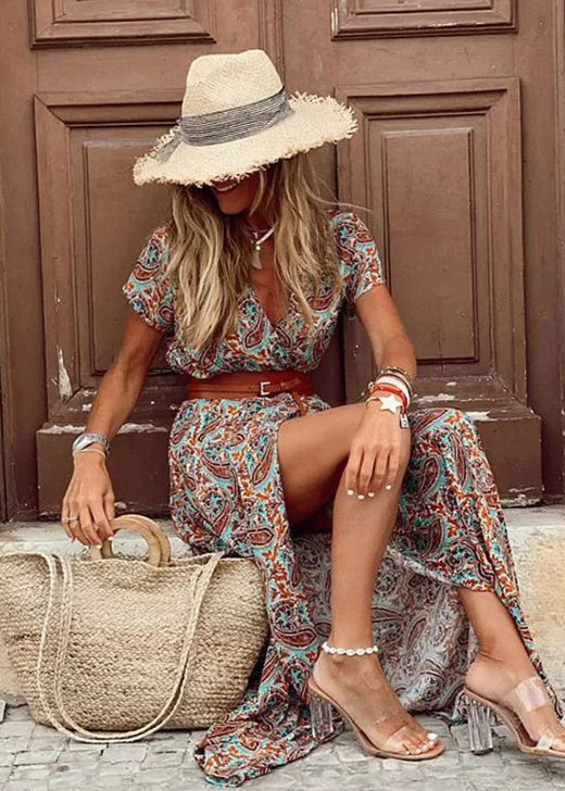 Rabal – Vestido Boho de Verão