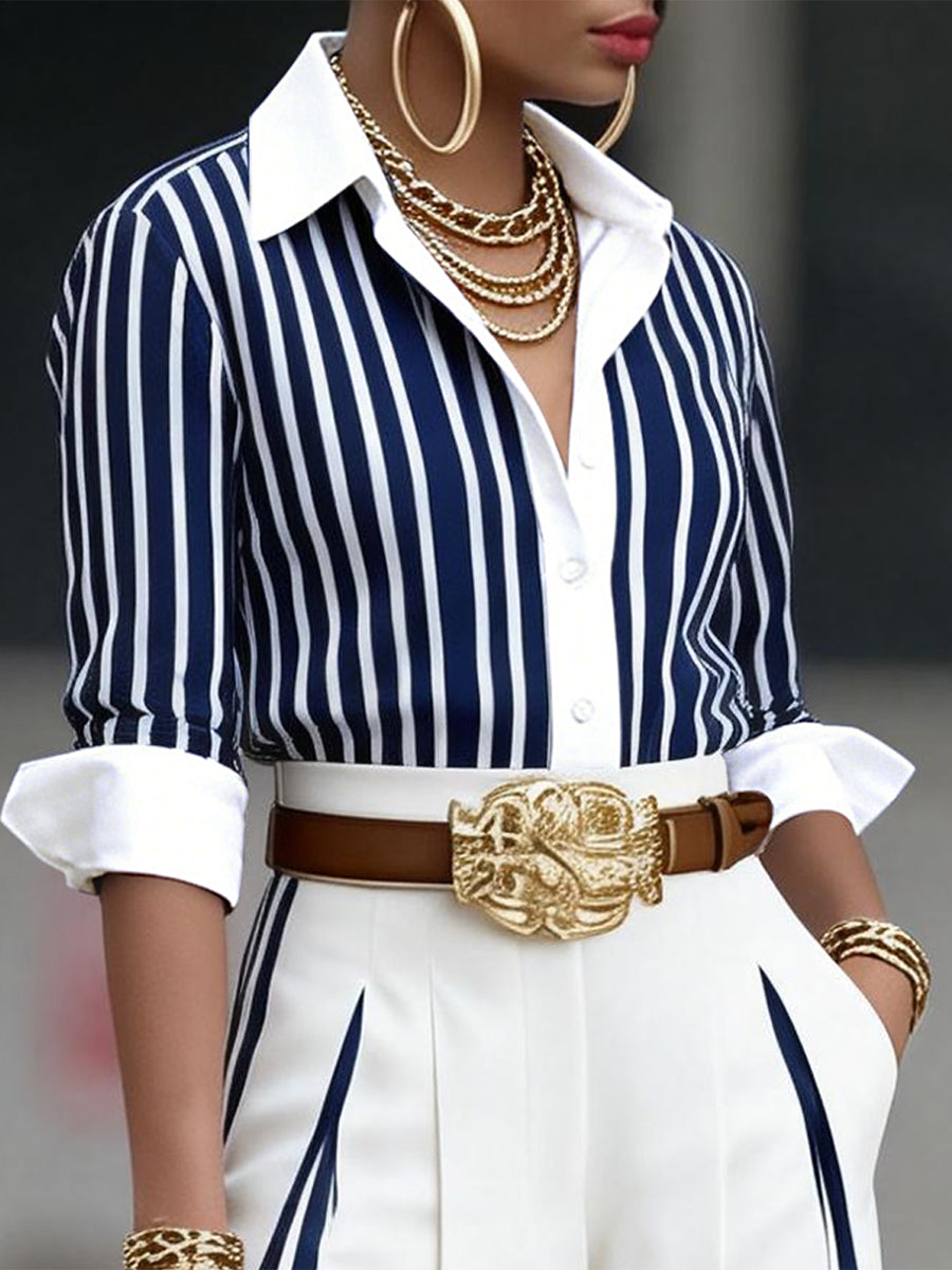 Mizarela – Conjunto de Camisa e Calças de Algodão