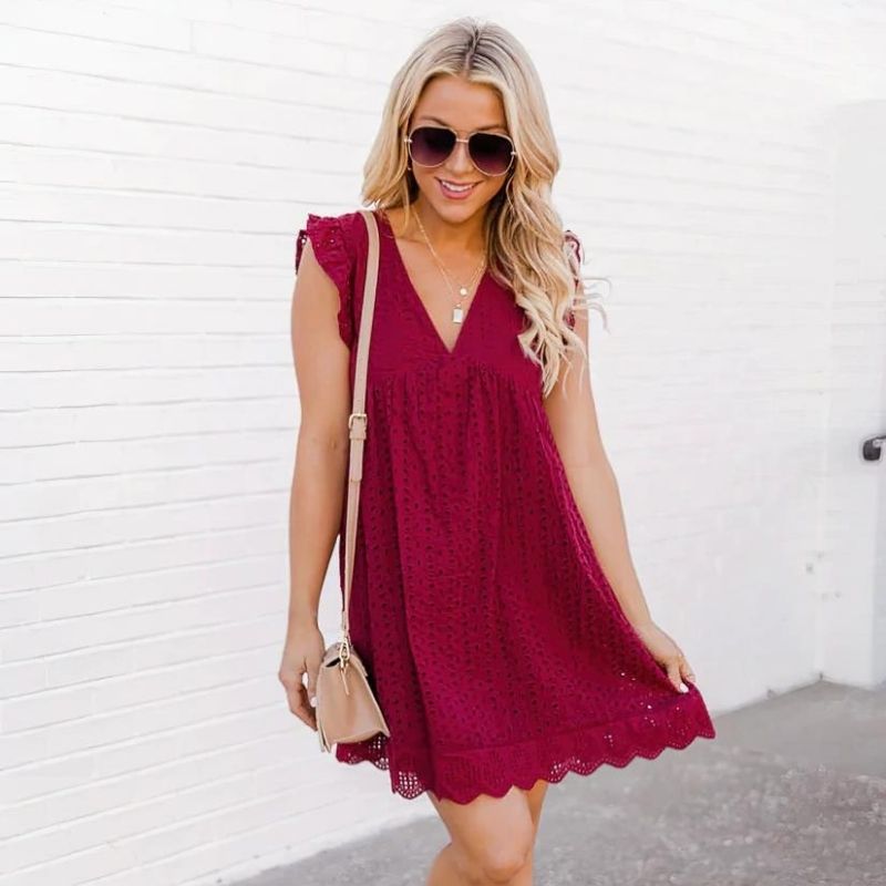 Gondramaz – Vestido de Algodão com Bolsos