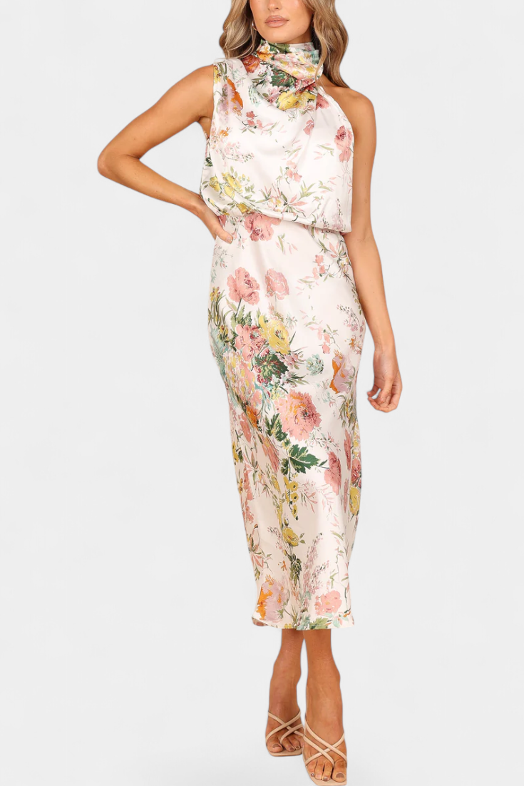 Favaios – Vestido Maxi Floral Halter