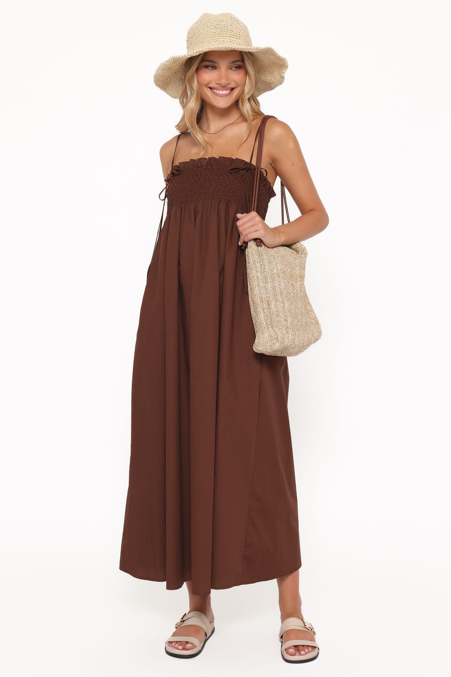 Foz do Arelho – Vestido Maxi de Decote Quadrado