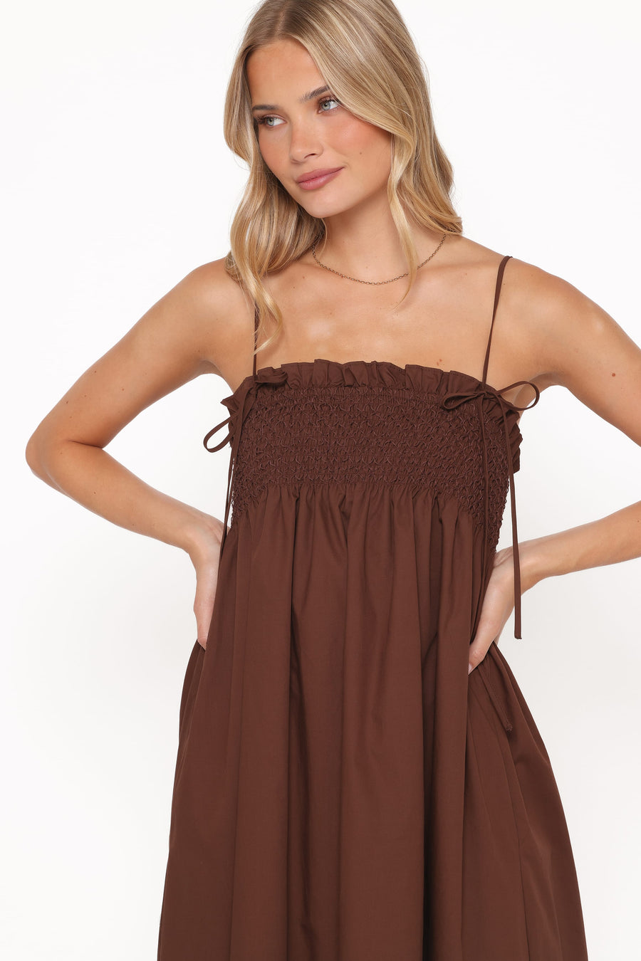 Foz do Arelho – Vestido Maxi de Decote Quadrado