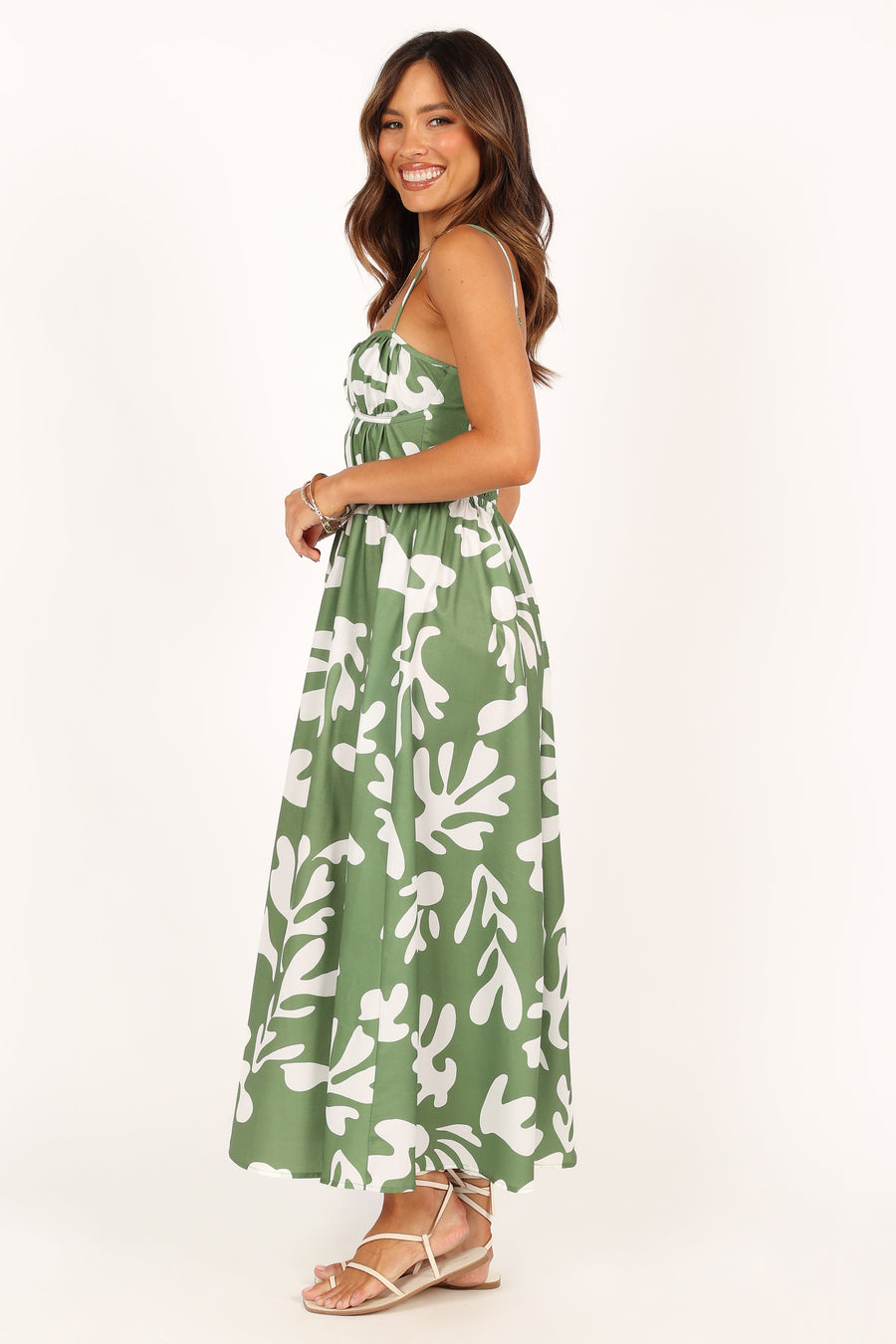 Alpiarça – Vestido Midi com Decote Coração