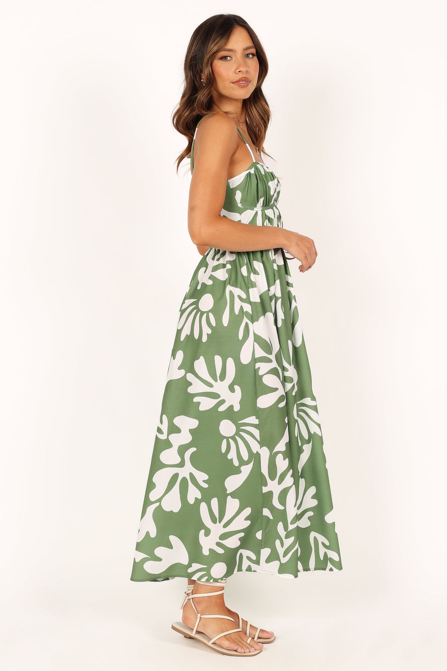 Alpiarça – Vestido Midi com Decote Coração