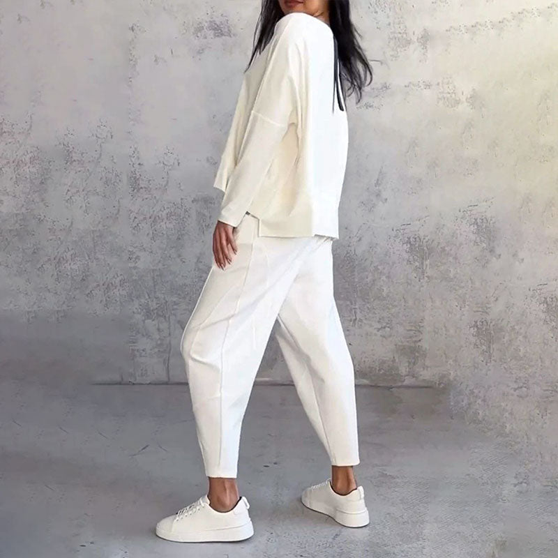 Alfândega da Fé – Conjunto de Blusa e Calças Afuniladas