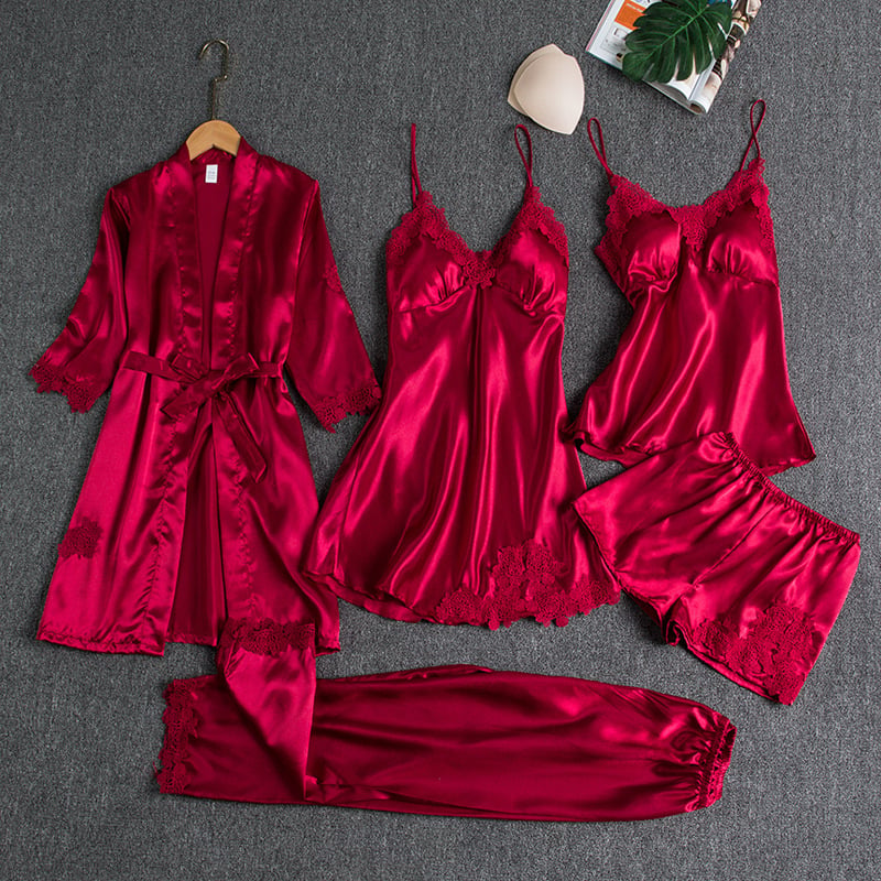 Sonim – Conjunto de Pijama de Cinco Peças