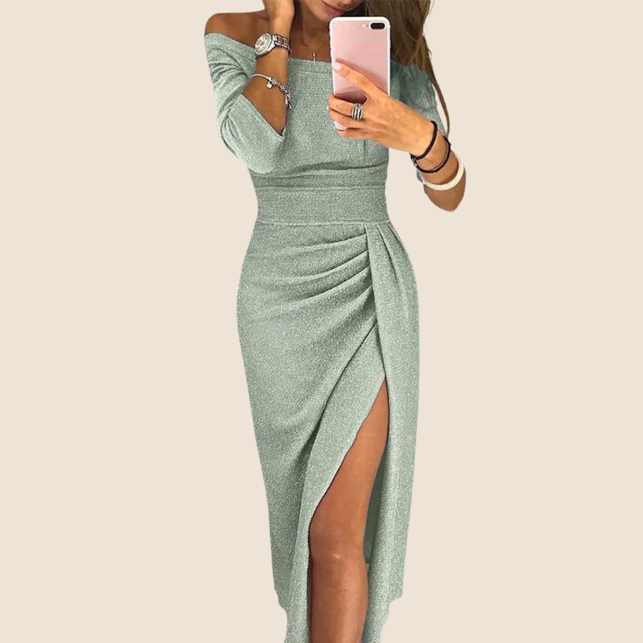 Aldeia das Dez – Vestido Longo com Decote Halter