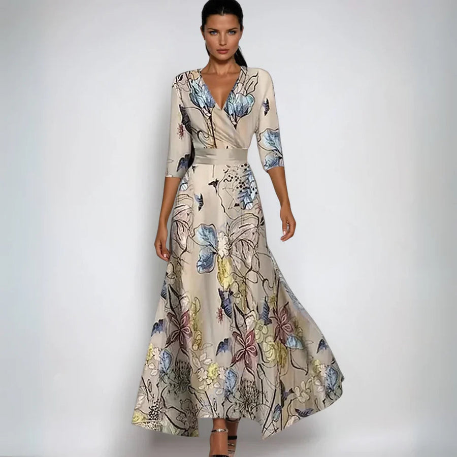 Almograve – Vestido Envelope Floral