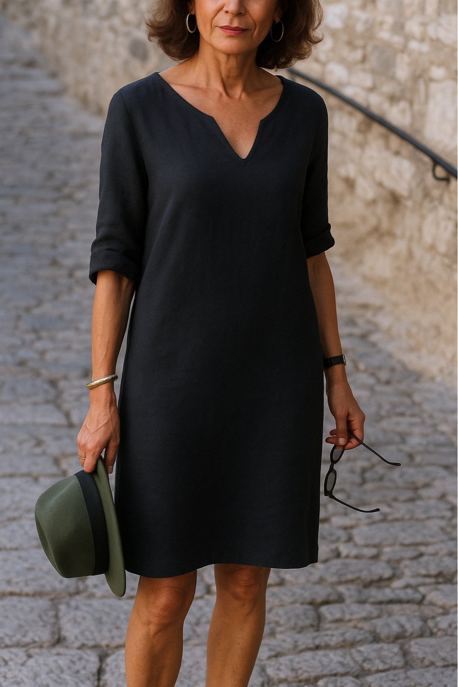 Junqueira do Douro – Vestido com Decote em V