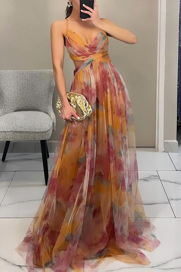 Codeçoso – Vestido Longo com Estampado Floral