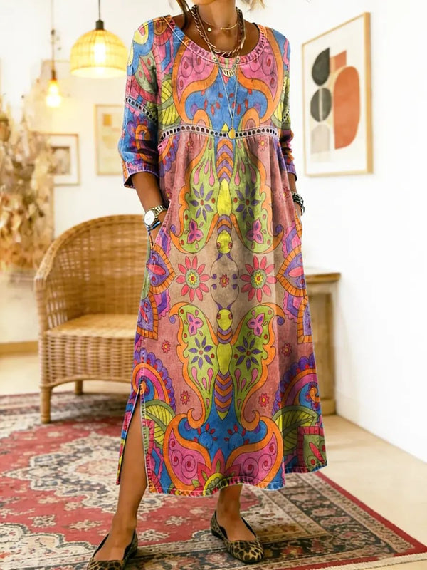 Vimioso – Vestido Estampado Solto