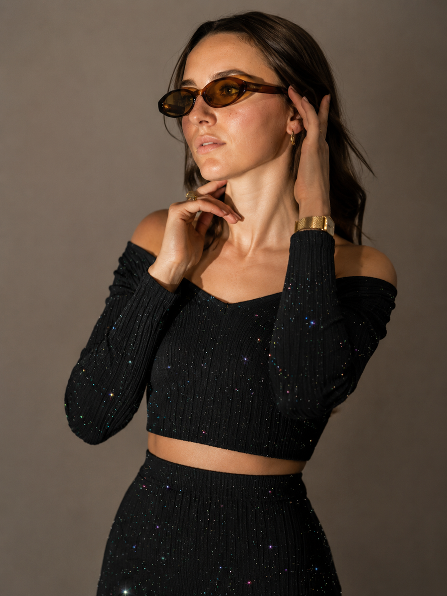 Ursa – Body Canelado às Riscas