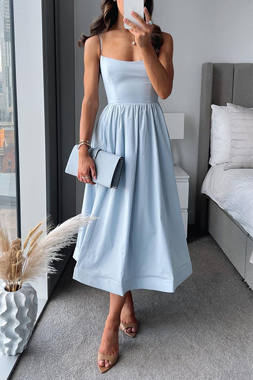 Formil – Vestido Midi com Alças Finas
