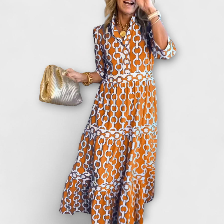 Póvoa de Varzim – Vestido Midi com Correntes