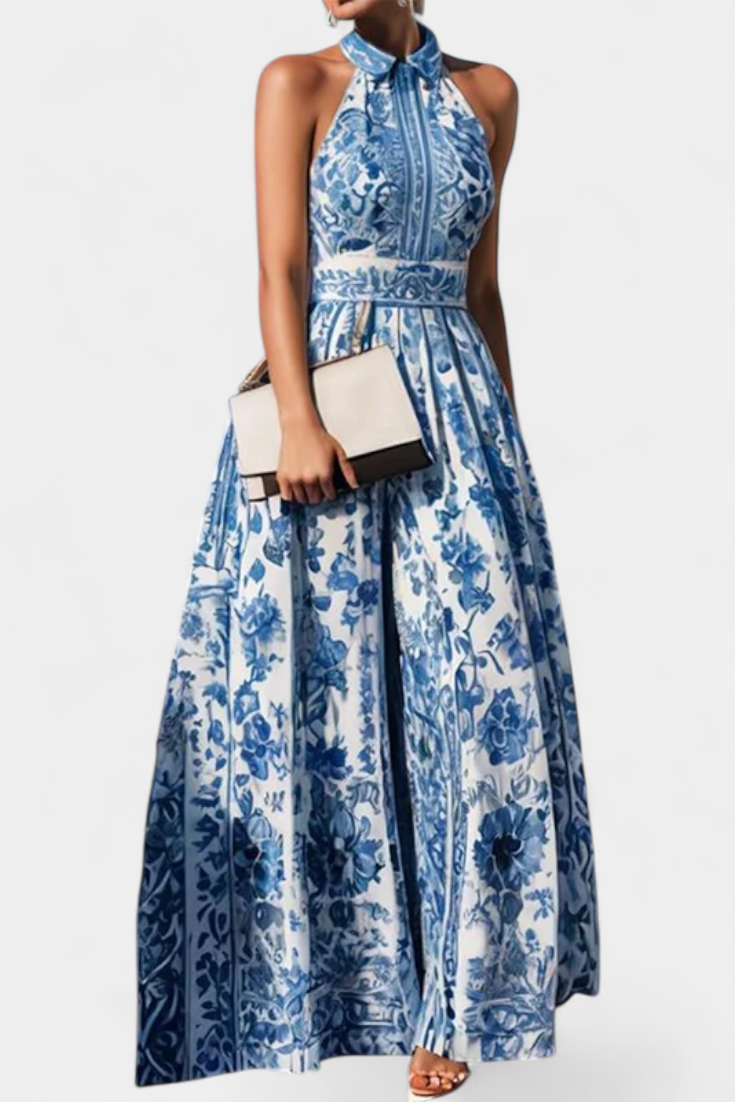 Vista Alegre – Vestido Floral Porcelana