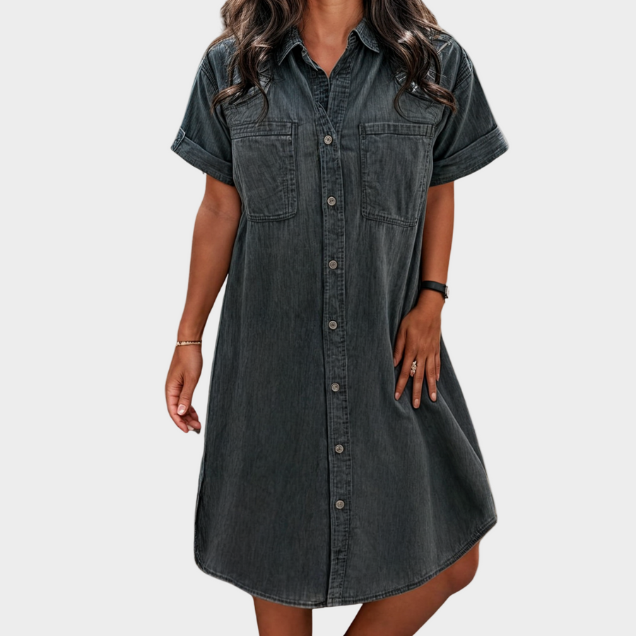 Murtosa – Vestido Camiseiro de Ganga