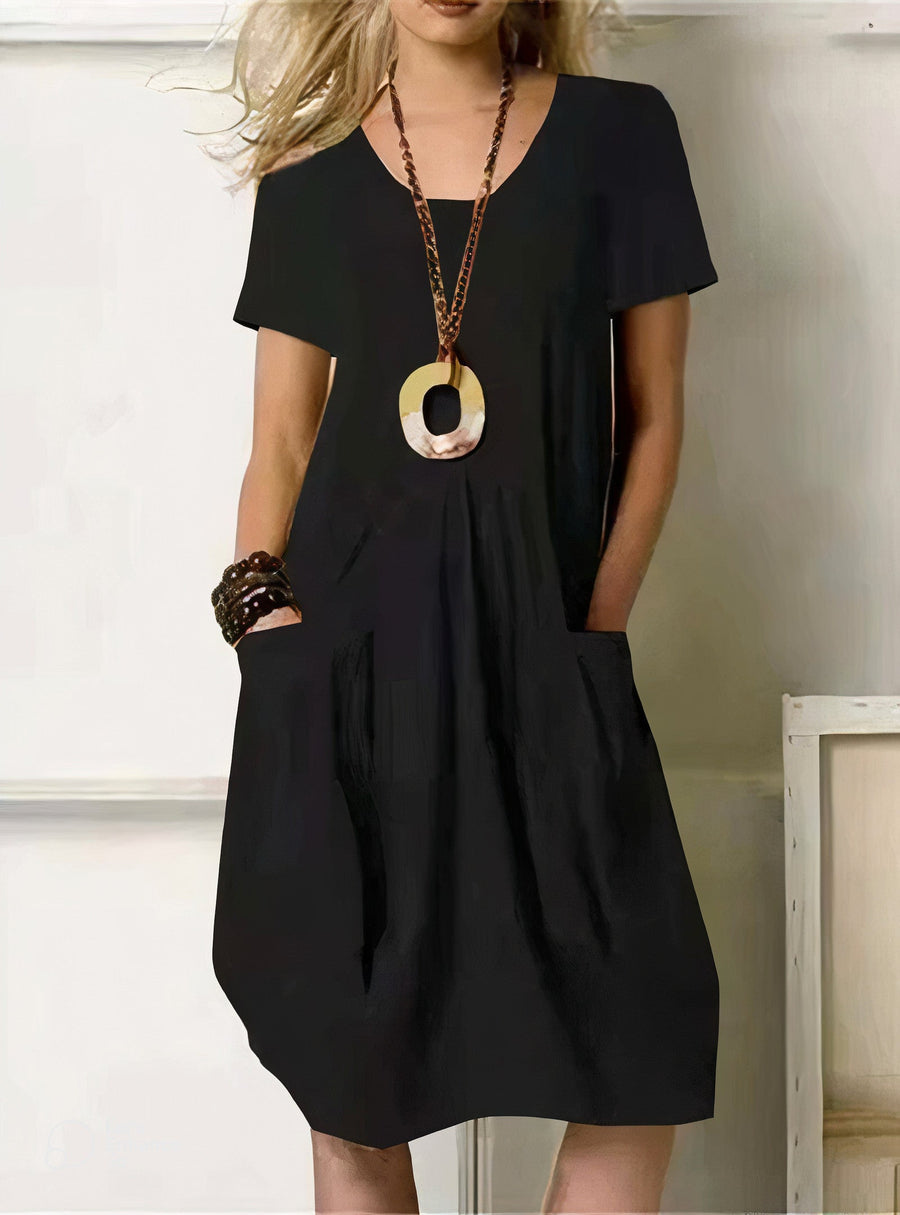 Ruivós – Vestido de Algodão com Bolsos