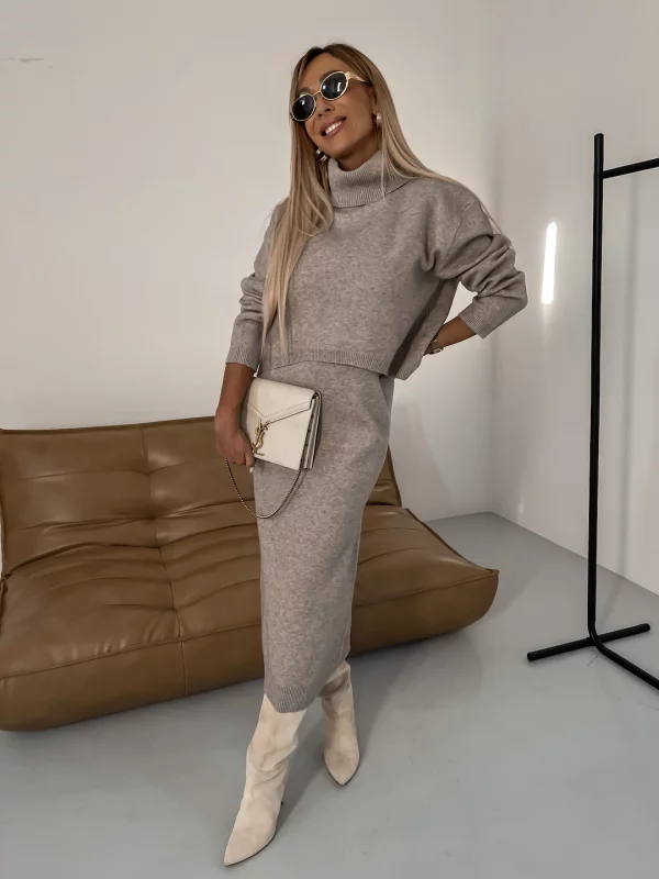 Argana – Conjunto de Malha de Vestido e Camisola