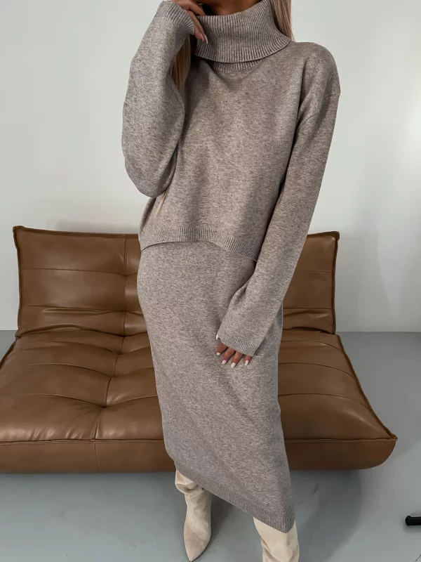 Argana – Conjunto de Malha de Vestido e Camisola