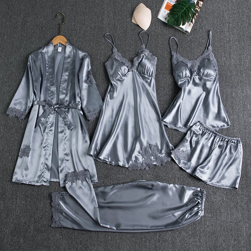 Sonim – Conjunto de Pijama de Cinco Peças