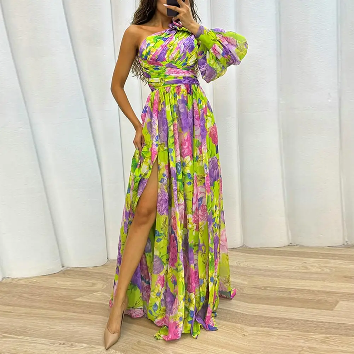 Rossas – Vestido de Um Ombro