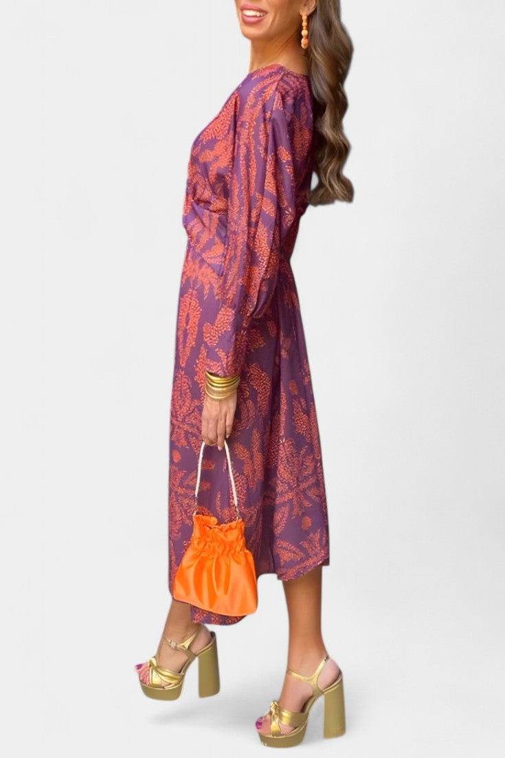 Macedo – Vestido Maxi com Nó na Cintura