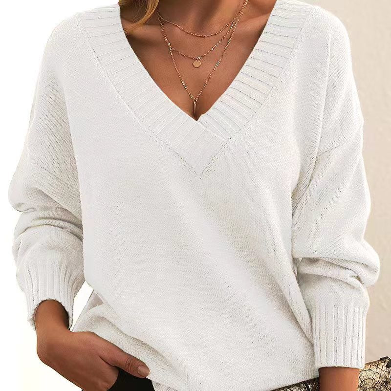 Mina de São Domingos – Camisola de Malha com Decote em V