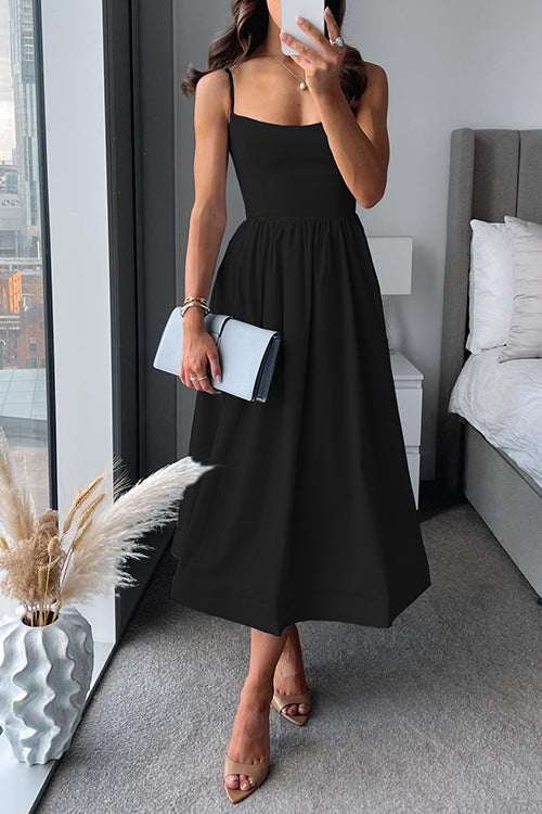 Formil – Vestido Midi com Alças Finas