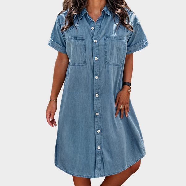 Murtosa – Vestido Camiseiro de Ganga
