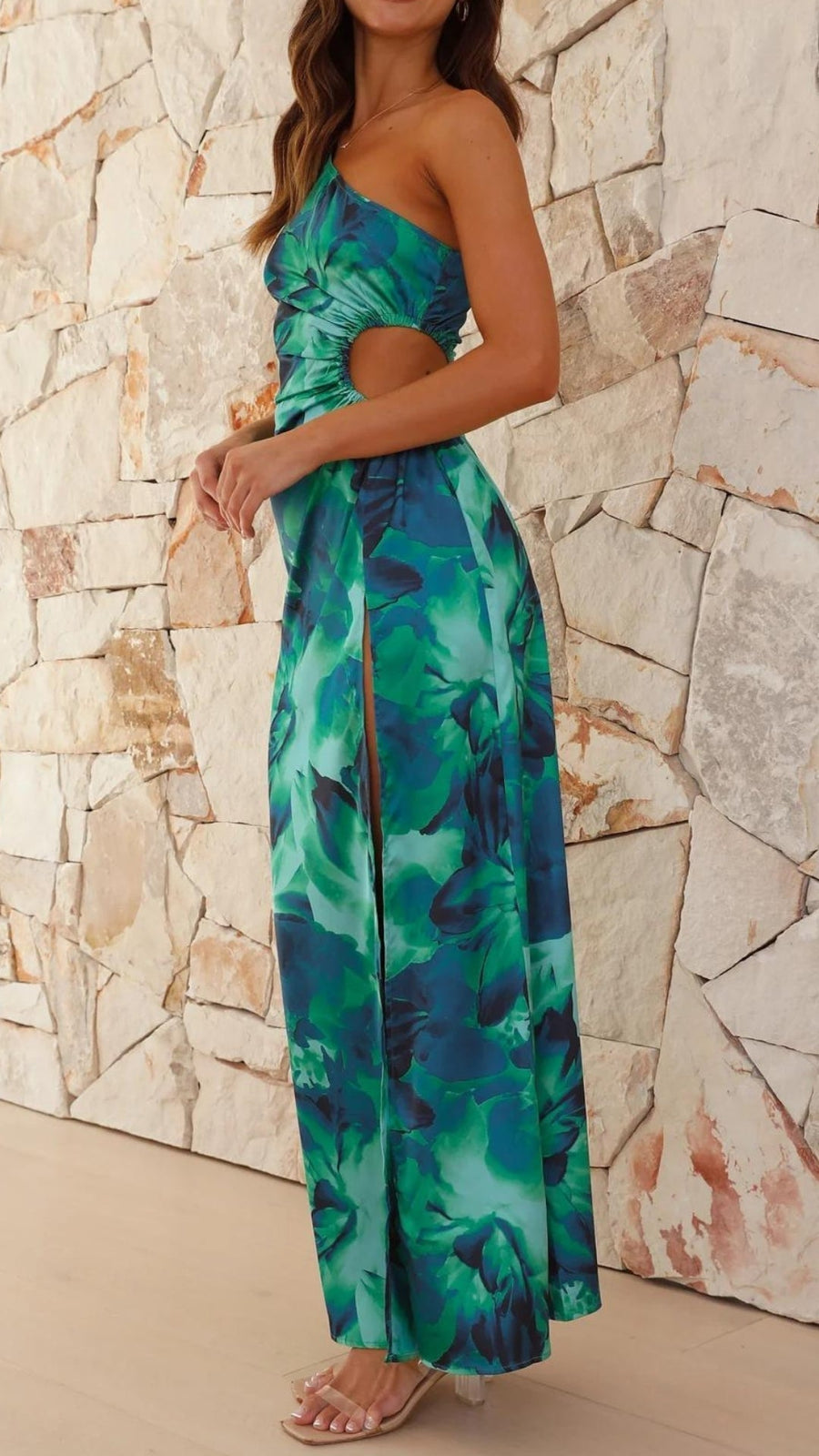 Talasnal – Vestido Floral Verde
