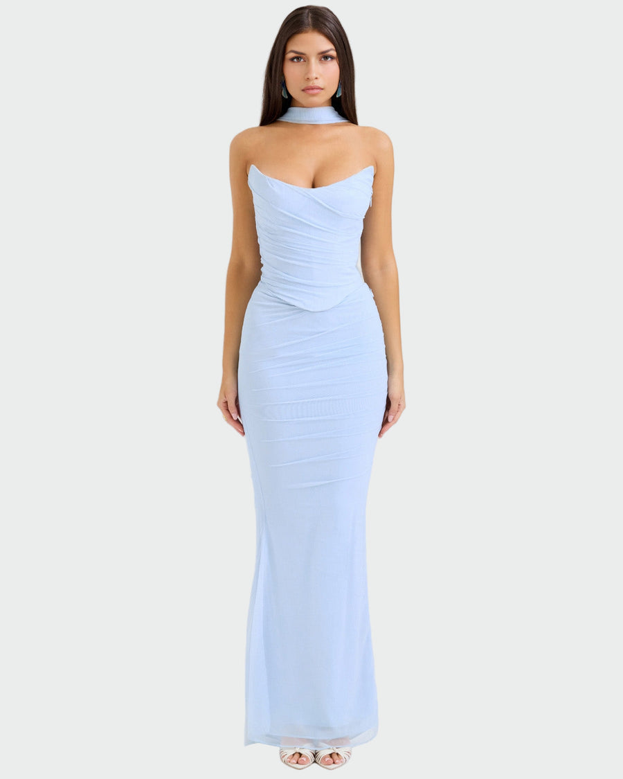 Arruda – Vestido Maxi Drapeado