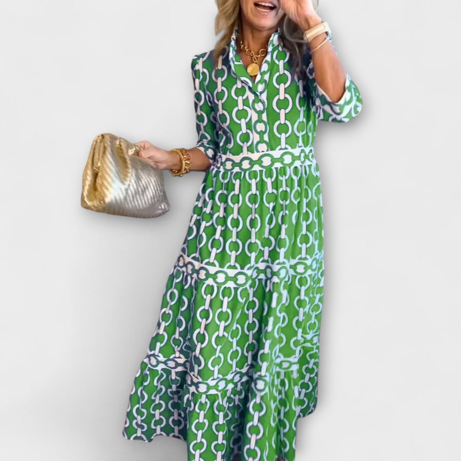 Póvoa de Varzim – Vestido Midi com Correntes