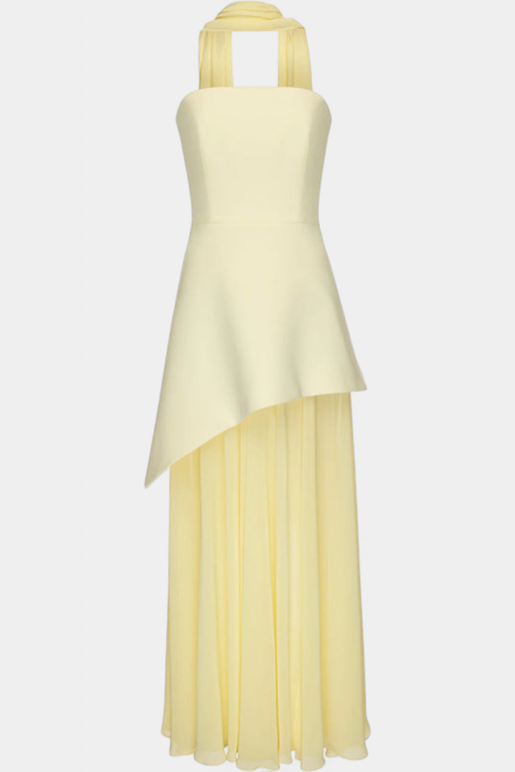 Oliveira do Hospital – Vestido Maxi de Chiffon